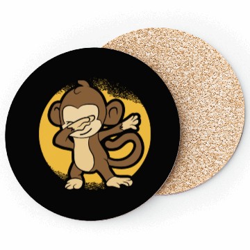 Discover Cute Dabbing Monkey Coasters