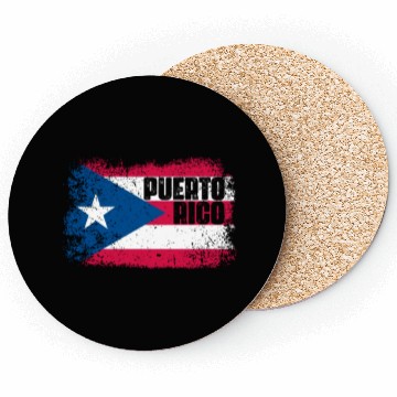 Discover Puerto Rico Flag Coasters