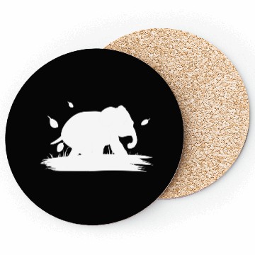 Discover Nature animal elephant icon Coasters