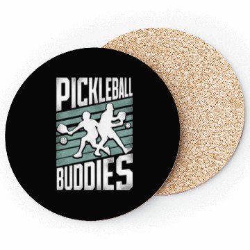 Discover Pickleball Friends Pickleball Coasters