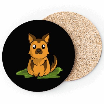 Discover Dog German Shepherd Coasters