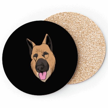 Discover Dog German Shepherd Coasters