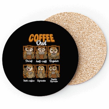 Discover Coffe Owls Types Of Owls Coffee Coasters
