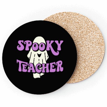 Discover Spooky Teacher Halloween Ghost Coasters