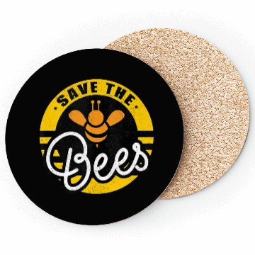 Discover Save The Bees Earth Lover Planet Beekeeper Beekeep Coasters