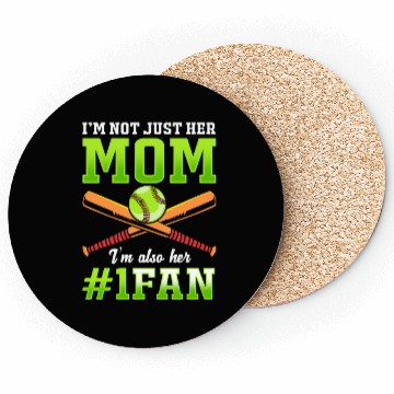 Discover Softball Fan Quotes For Proud Softball Mom Coasters