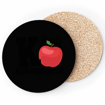 Discover K Is For Kindergarten Teacher Back To School Coasters