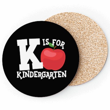 Discover K Is For Kindergarten Teacher Back To School Coasters