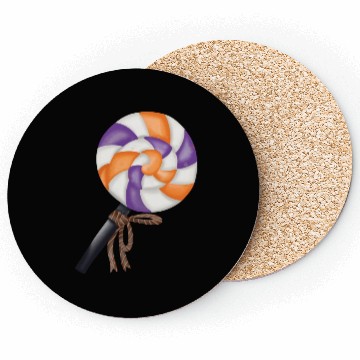 Discover Halloween lollipop candy Coasters