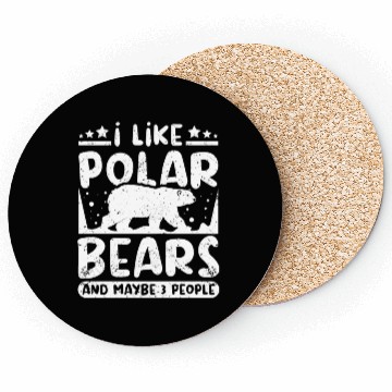 Discover I like polar bears and maybe 3 people Coasters