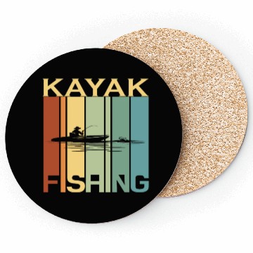 Discover Kayak Fishing Fishing Fisherman Retro Vintage Coasters