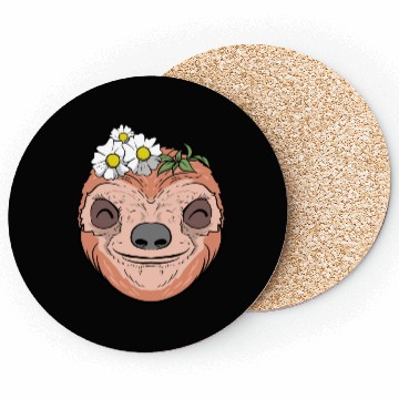 Discover Flower Sloth Coasters