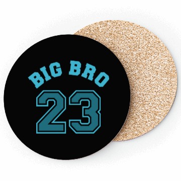 Discover Big Bro 2023 Big Brother Baby Pregnancy Birth Boy Coasters