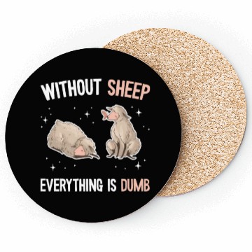 Discover Cute Lamb Saying - Farmer & Sheep Coasters