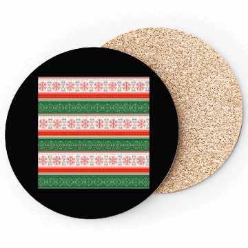 Discover Christmas Snowflake Pattern Coasters