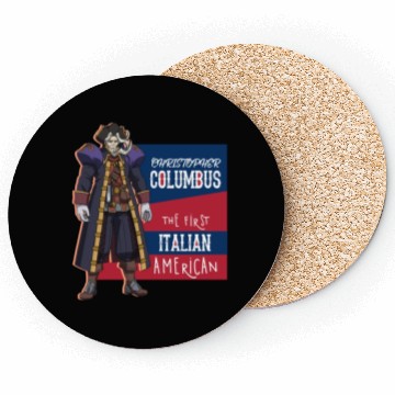 Discover Christopher Columbus day Coasters