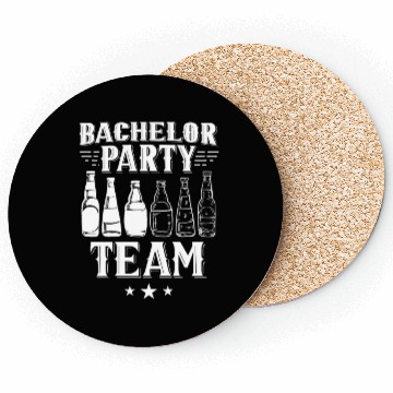 Discover Bachelor Party Team Bride Groom Coasters