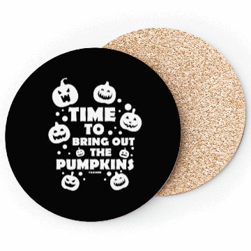 Discover Pumpkin face Coasters