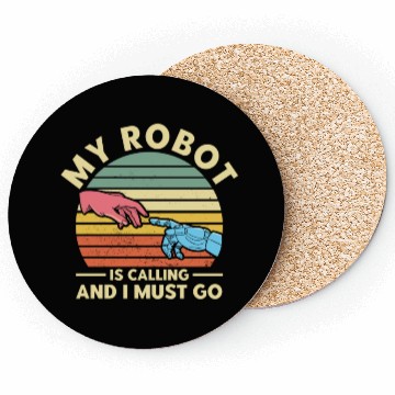 Discover Robot Robotics Engineering Gift Coasters