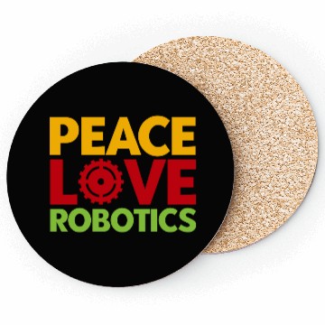 Discover Robot Engineering Robotics Gift Coasters