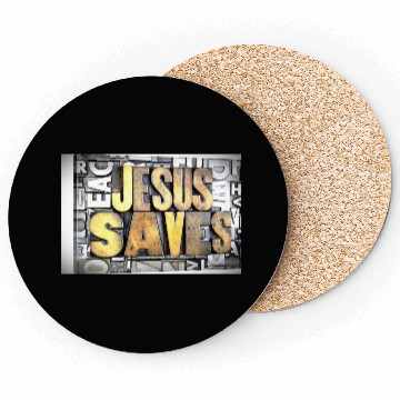 Discover jesus saves Coasters