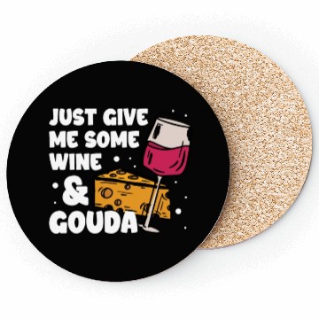 Discover Gouda Cheese Slices charcuterie cheese board Coasters