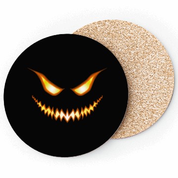 Discover halloween pumpkin face Coasters