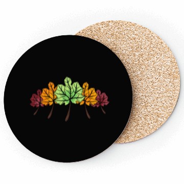 Discover leaves fall autumn Coasters