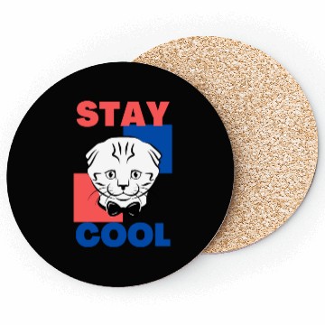 Discover Stay Cool Cat, Cool Cat, Cat Coasters