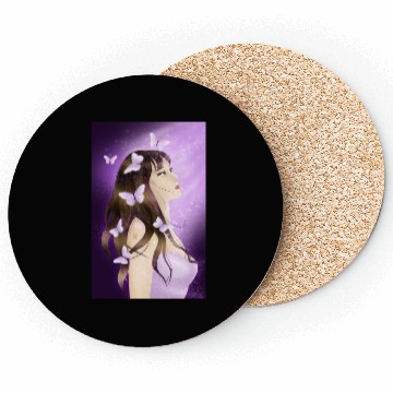 Discover BTS Butterfly Fan Girl Coasters