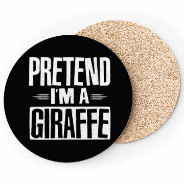 Discover Pretend I'm A Giraffe Easy Lazy Halloween Costume Coasters