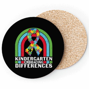 Discover Kindergarten Embracing Differences Coasters