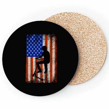 Discover American Flag Freestyle Scootering Coasters