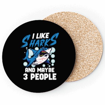 Discover Shark Ocean Predator Sea Creature Coasters