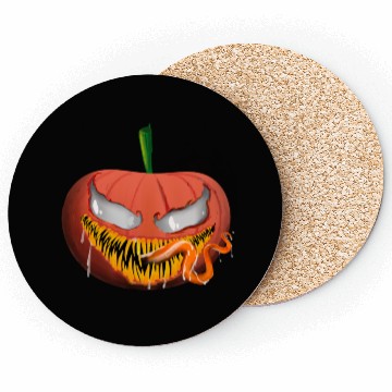Discover Pumpkin scary face Coasters