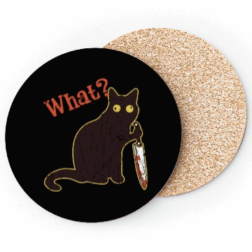 Discover What - cat owner Coasters