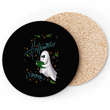 Discover Happy Halloween Ghost Coasters