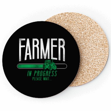 Discover Farming Farmer Tractor Vintage Coasters