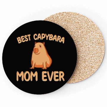Discover Best Capybara Mom Ever Coasters
