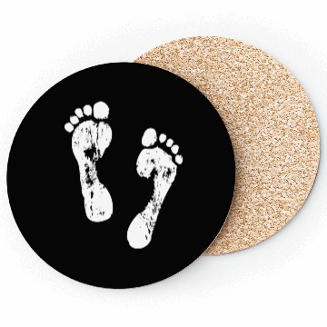 Discover Footprints In The Sand Coasters