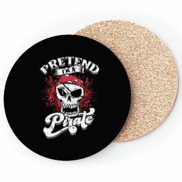 Discover Pretend I'm a pirate - pirate Halloween Coasters
