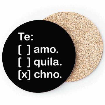 Discover I Love You Tequila & Techno Te Amo Tequila Techno Coasters