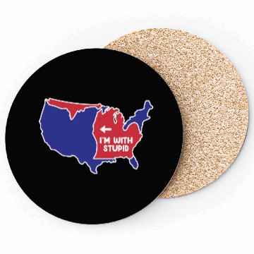 Discover Michigan US Slogan for patriotic Michigander Coasters