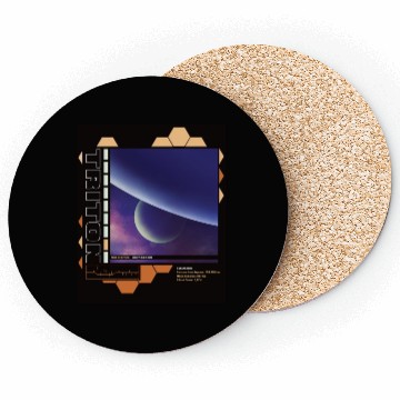 Discover Space astronaut science planets astronomy design Coasters