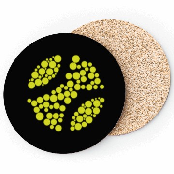 Discover Tennis ball Dots Coasters