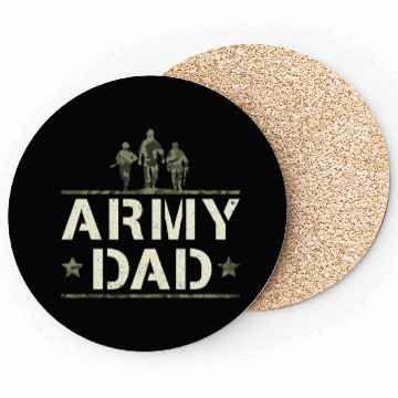 Discover US Proud Army Dad Camo Coasters