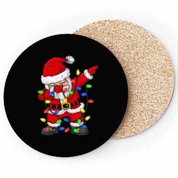 Discover Dabbing Santa Claus Christmas Tree Lights Boys Kid Coasters