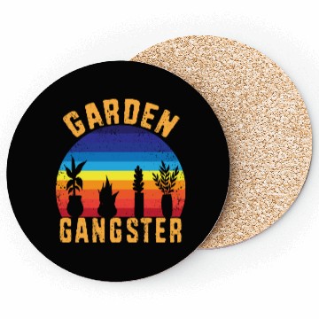 Discover Funny Gardener Botanical Garden Gangster Coasters