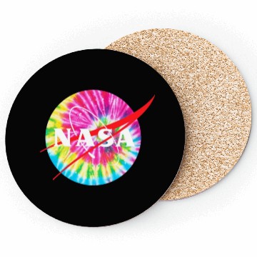 Discover NASA Tie Dye Coasters