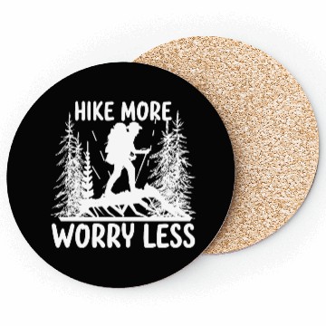 Discover Hiking Go Mountaineering Hiking Tour Cool Saying Coasters